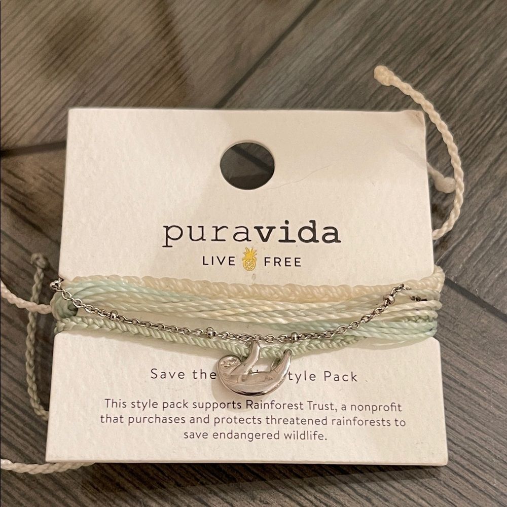 Pura Vida Save the Sloths Style Pack NWT